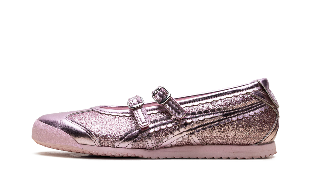 Onitsuka Tiger Mexico 66 TGRS Glitter Pack Women's Ballet Flats - Pink Cameo